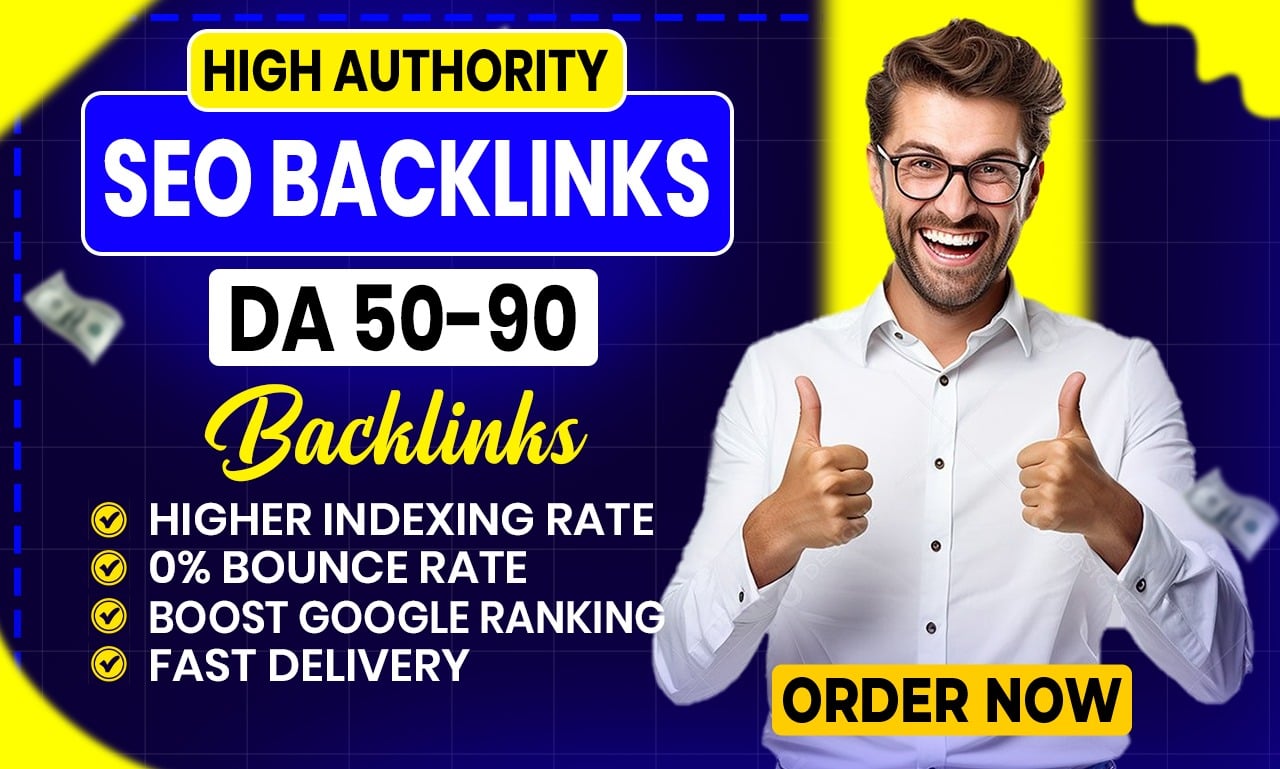 I will provide High Quality Off Page SEO Backlinks Services for Top Google Rankings