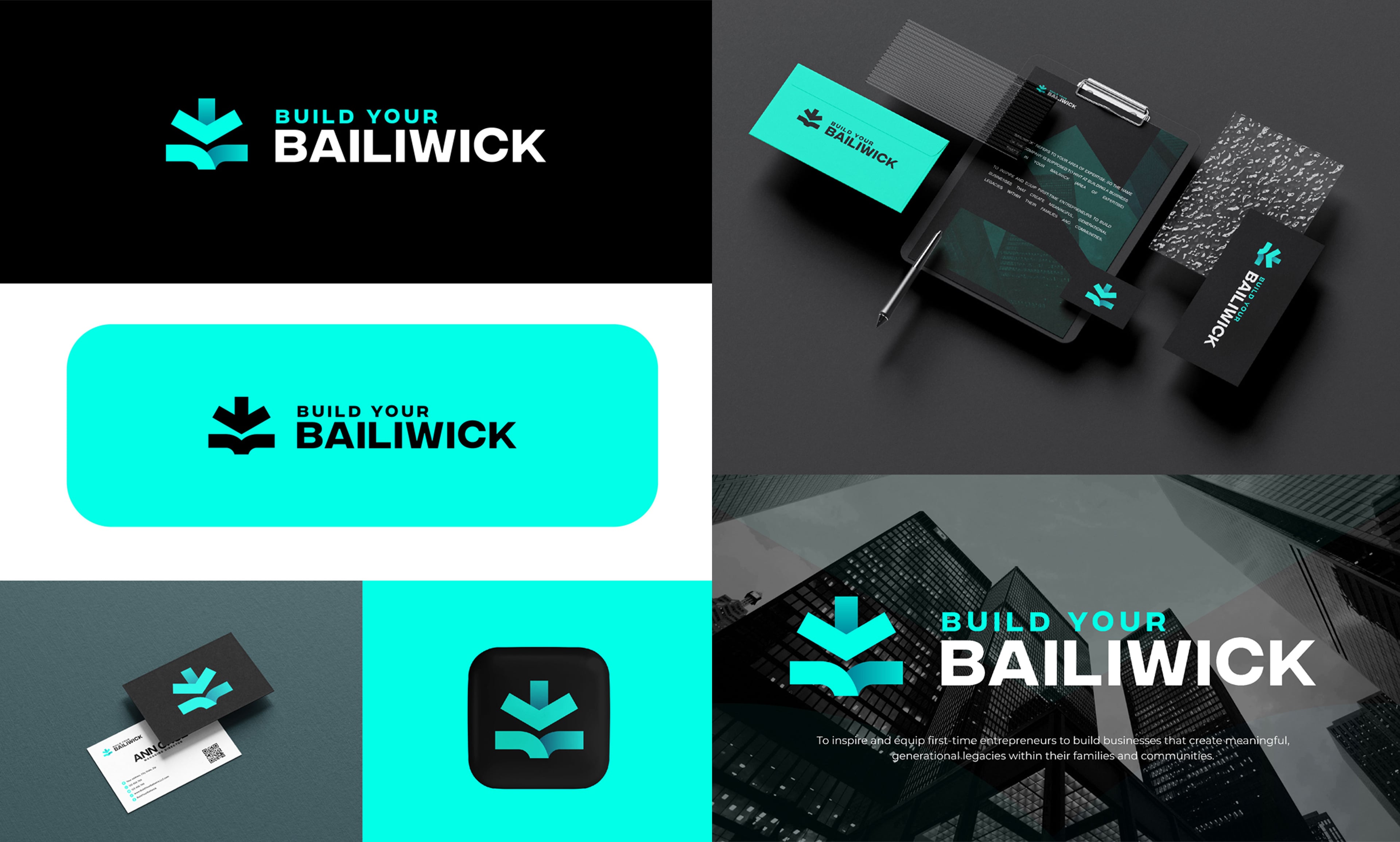 I will do modern flat minimalist business logo design