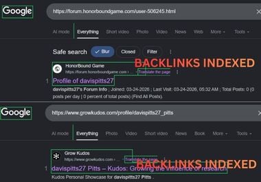 Exclusive 75 Profile Backlinks High DA 70 to 80 Plus Manually Done Safe SEO Increase Google rank