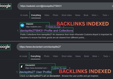 Exclusive 75 Profile Backlinks High DA 70 to 80 Plus Manually Done Safe SEO Increase Google rank