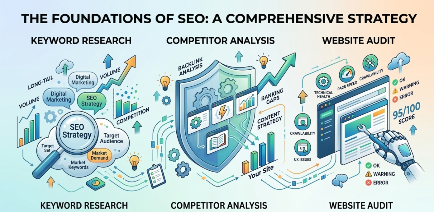 I will provide keyword Research, competitor Analysis...