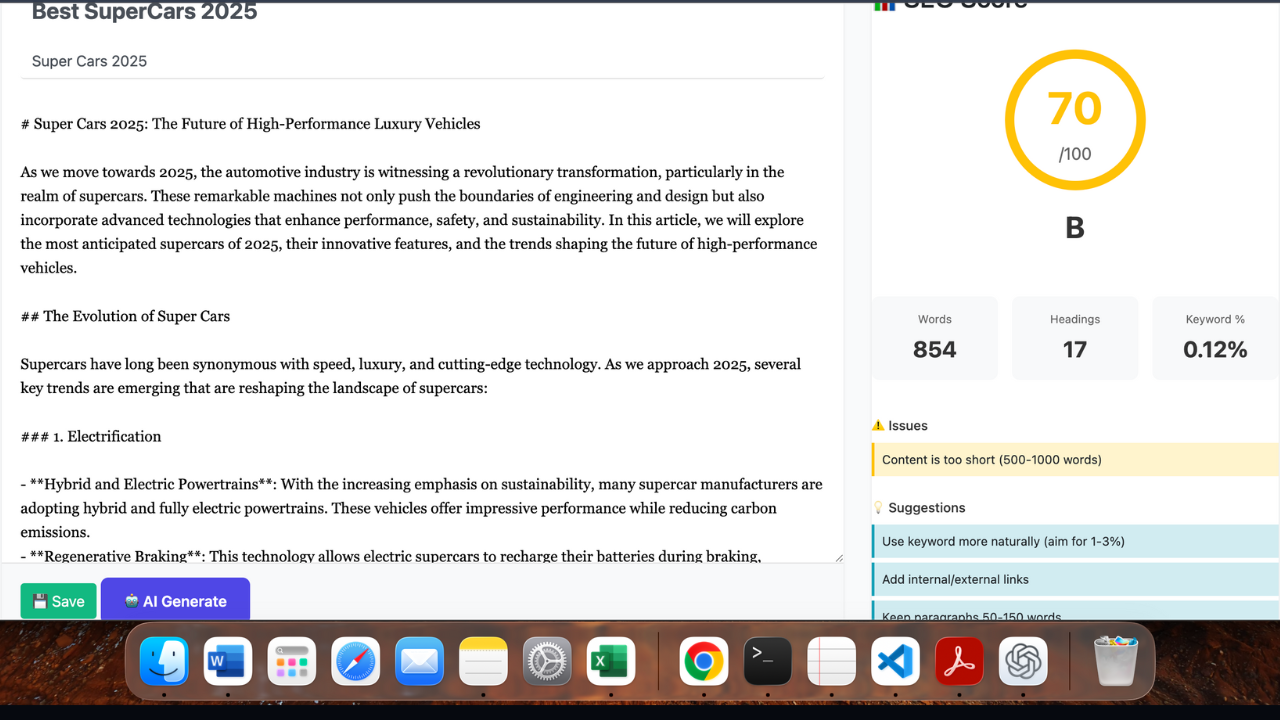 Your complete AI-powered SEO toolkit