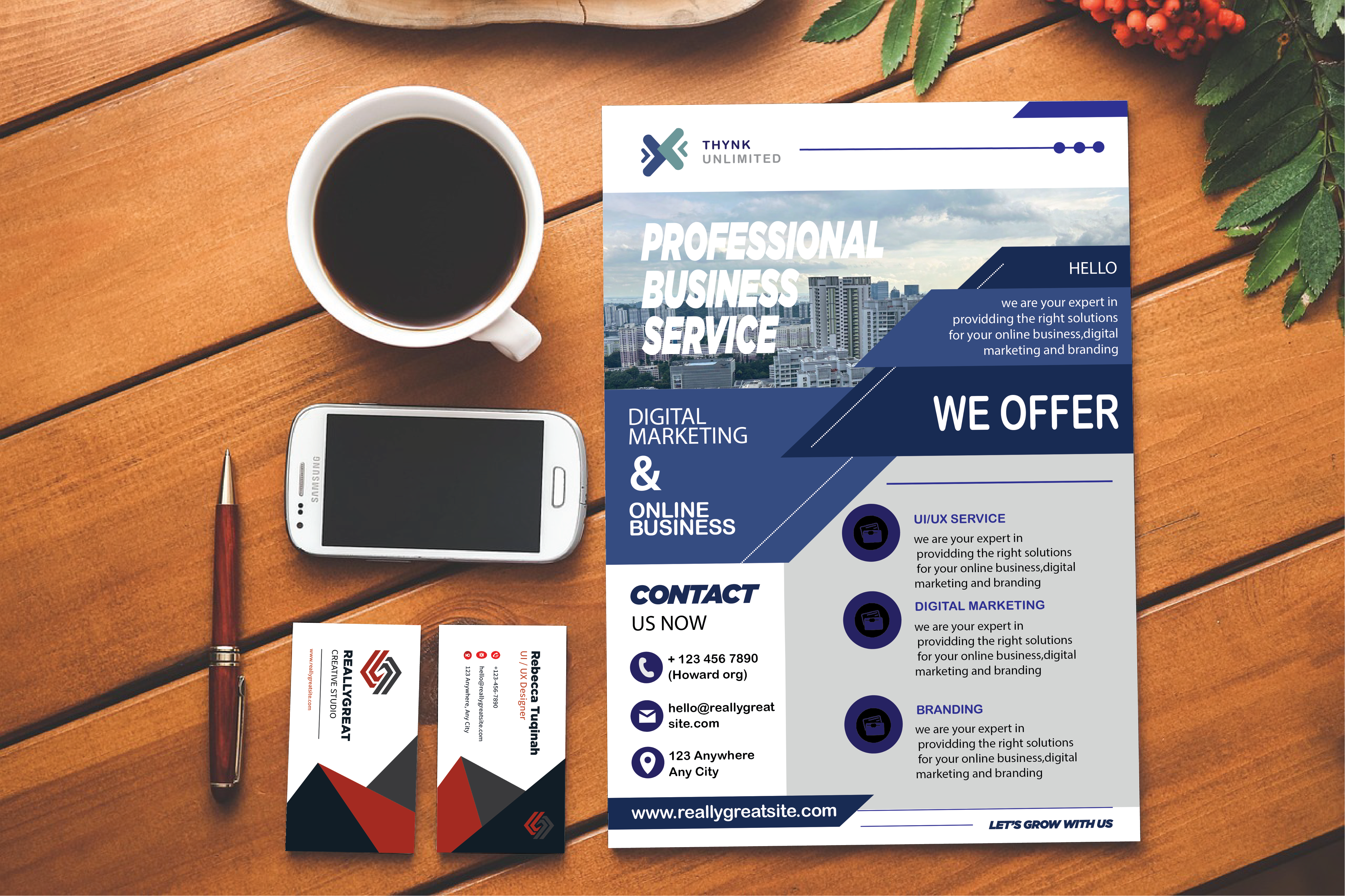 I Will Design a Creative Modern Professional Business Card for Your Business