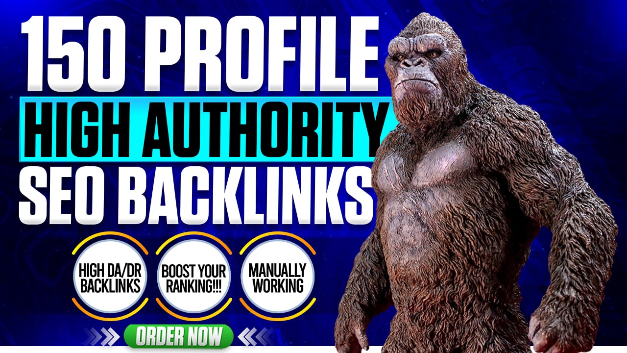 100 Quality Manual unique Profile Backlinks - High DA for Strong SEO