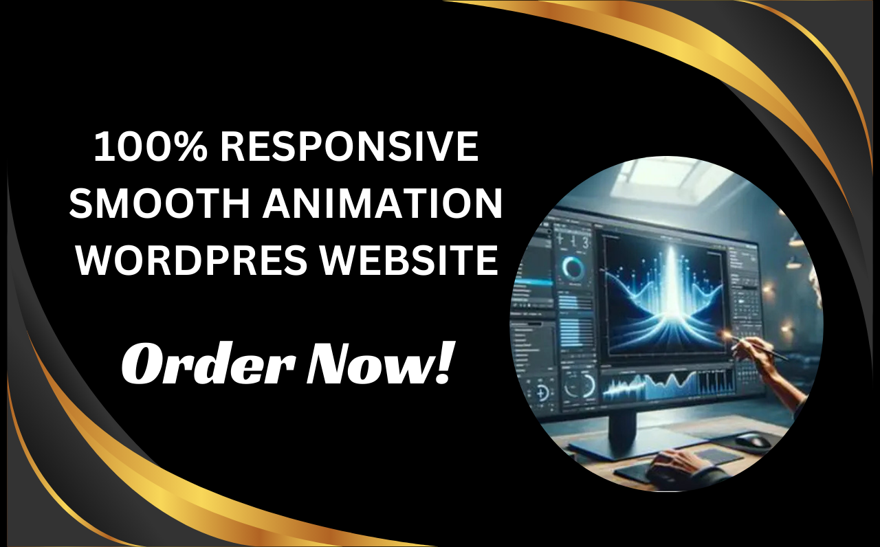 I will build a professional animation wordpress websi...