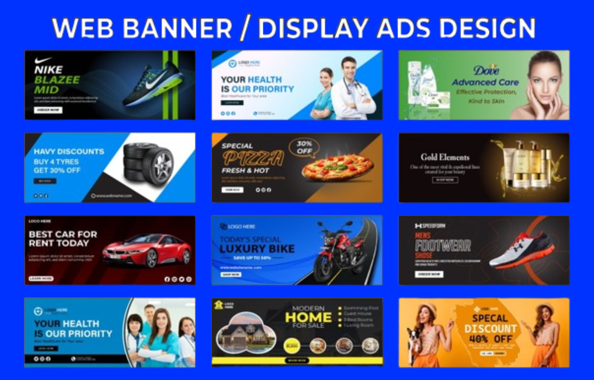 Custom Web Banners | Website Header | Slider Banner | Canva Design
