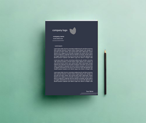 Professional Letterhead Design for Business 