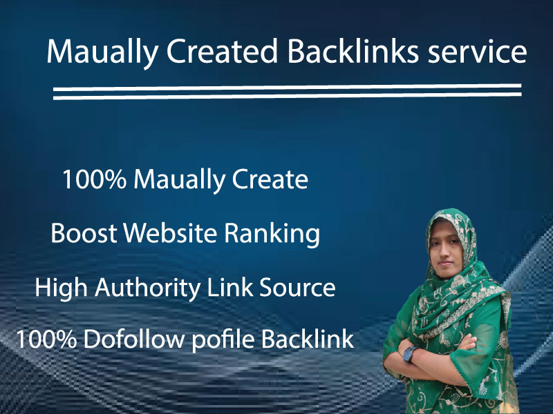 I will create high authority profile backlinks manual...