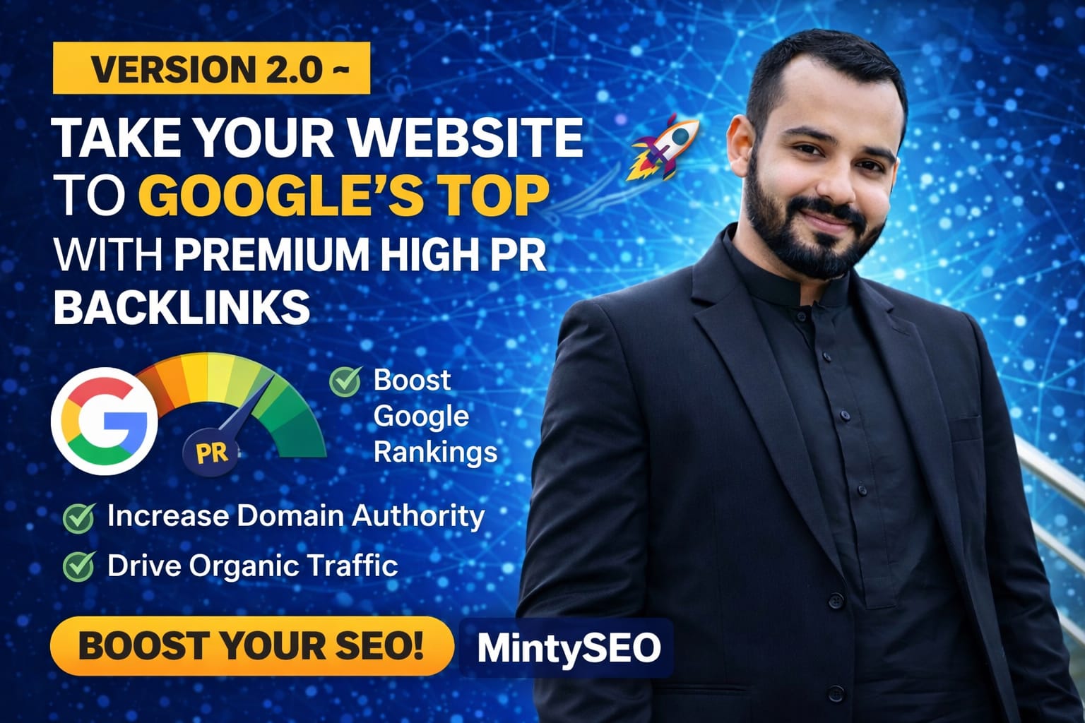 Version 2.0 Take Your Website to Google&rsquo;s Top with High PR Backlinks