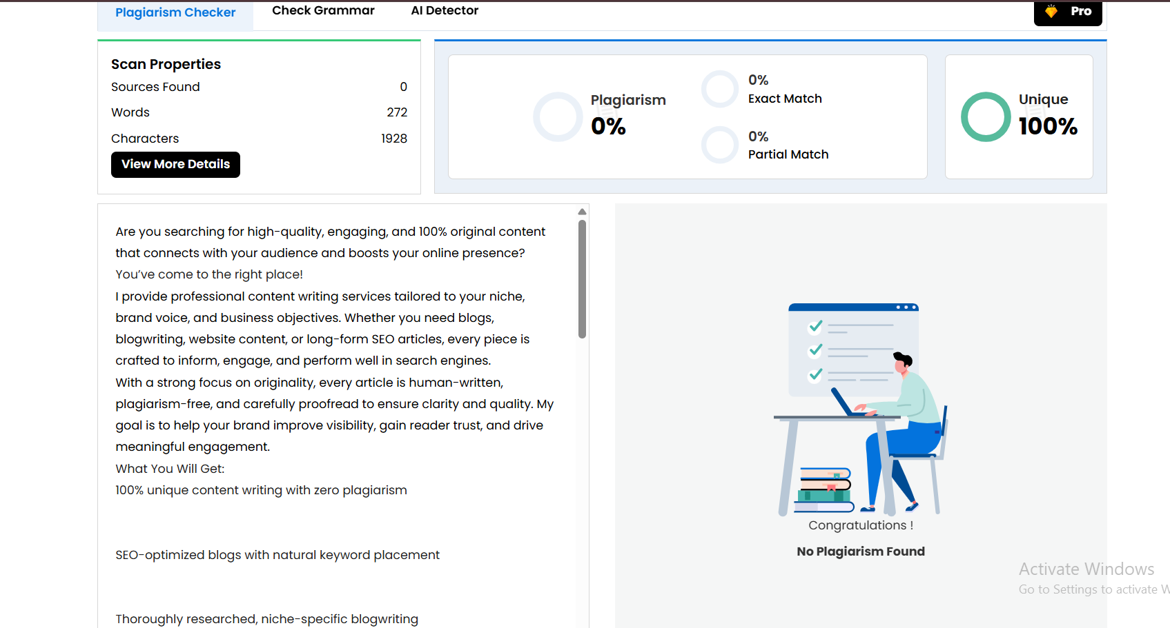Get 1000 Words of 100% Original, SEO-Optimized Content