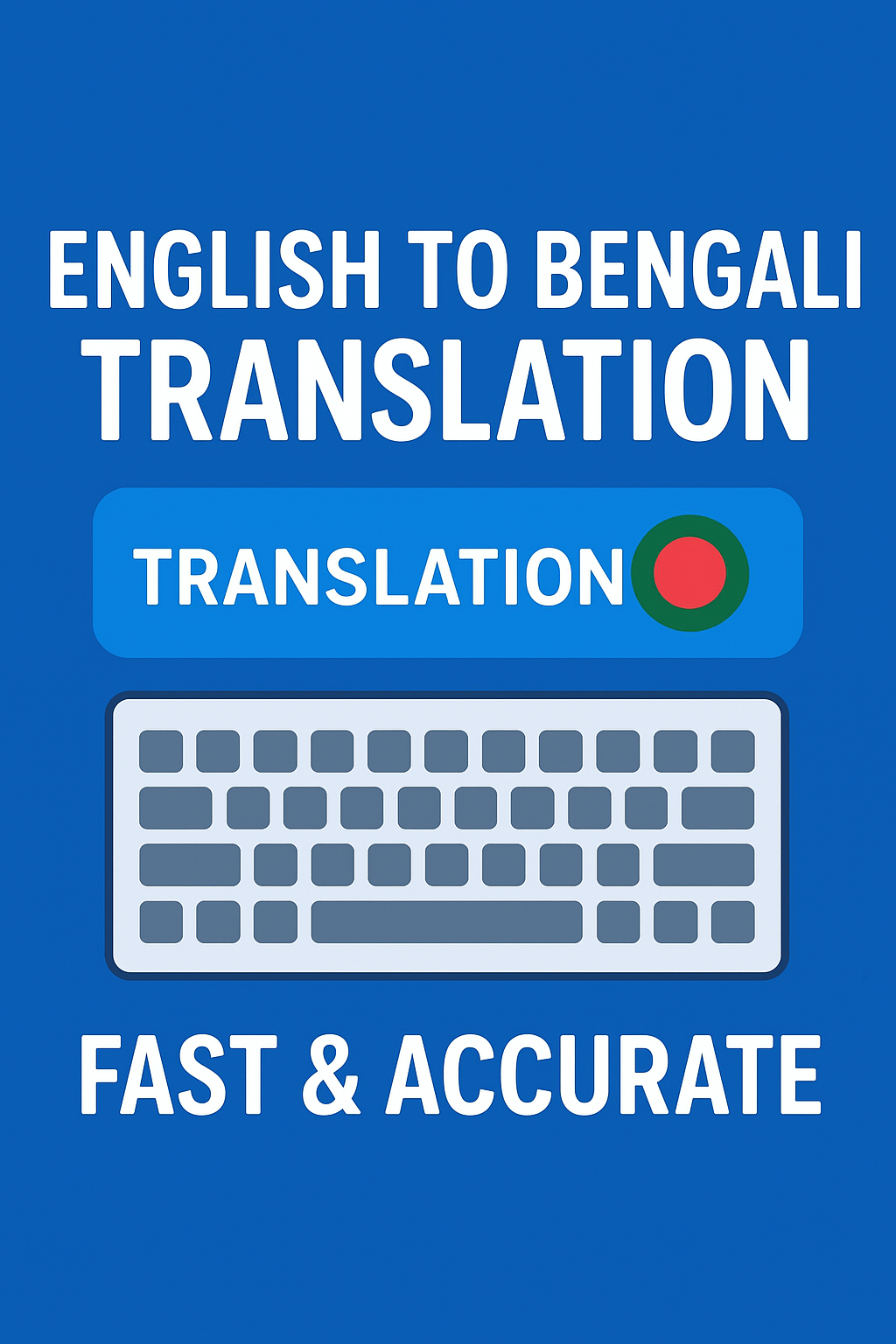 I will do fast English to Bengali translation and typing manually