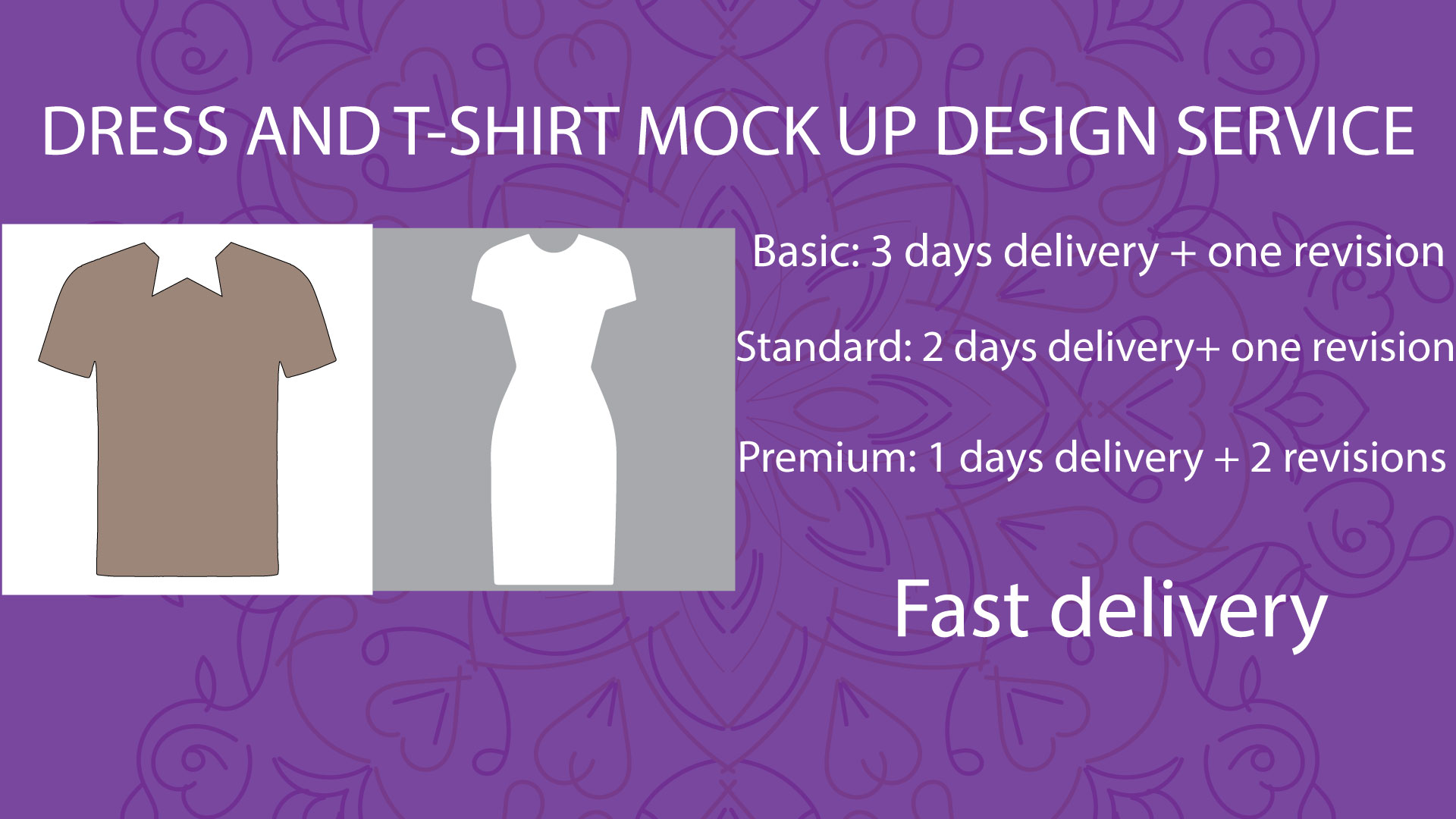 Professional T-Shirt and Dress Mockup Design for Branding
