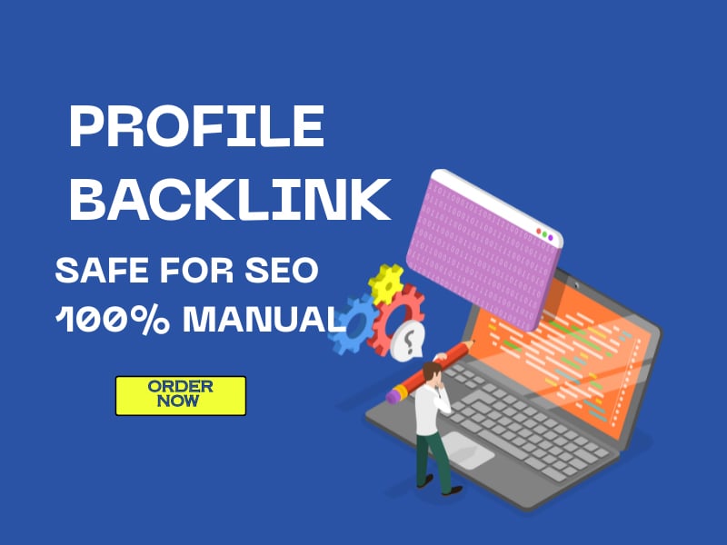 I will create high quality manual profile backlinks f...