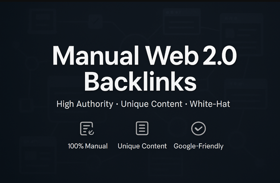 20 Manual Web 2.0 Backlinks with High Authority &...