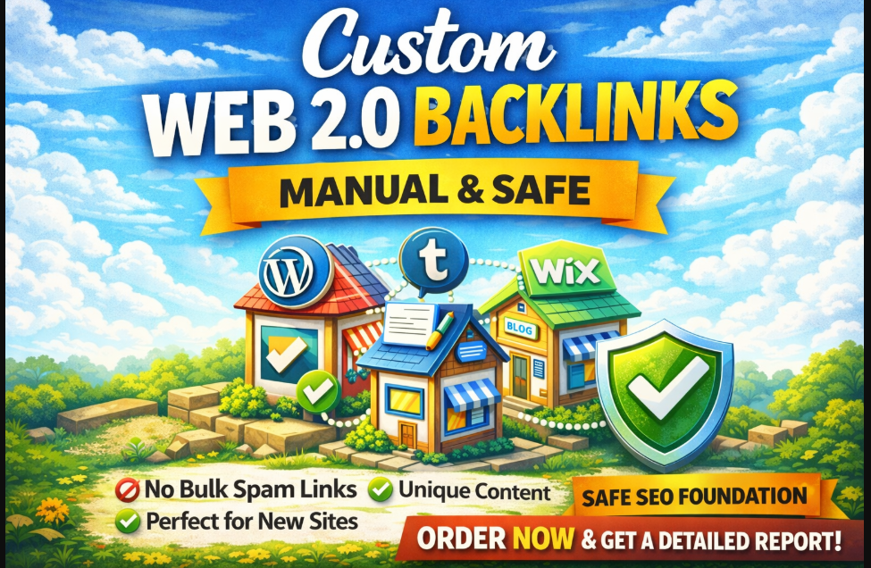 15 Custom Web 2.0 Backlinks for New Websites Manual &...