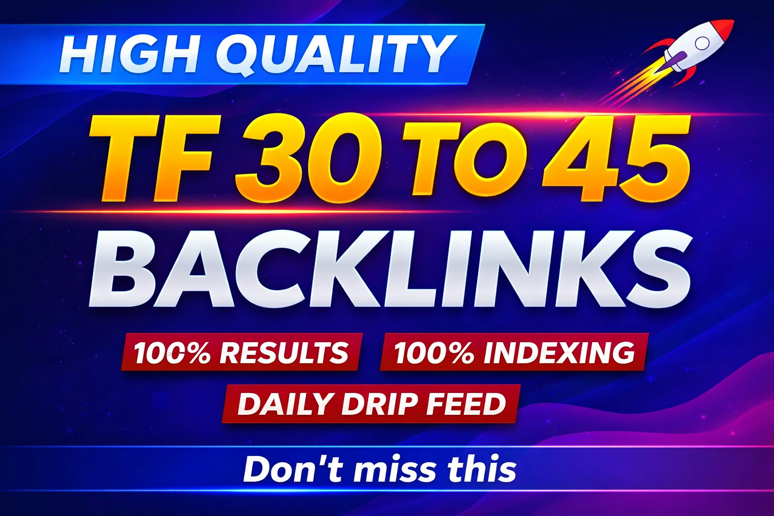 High Quality TF 30- 45 Powerful Backlinks To Boost Go...