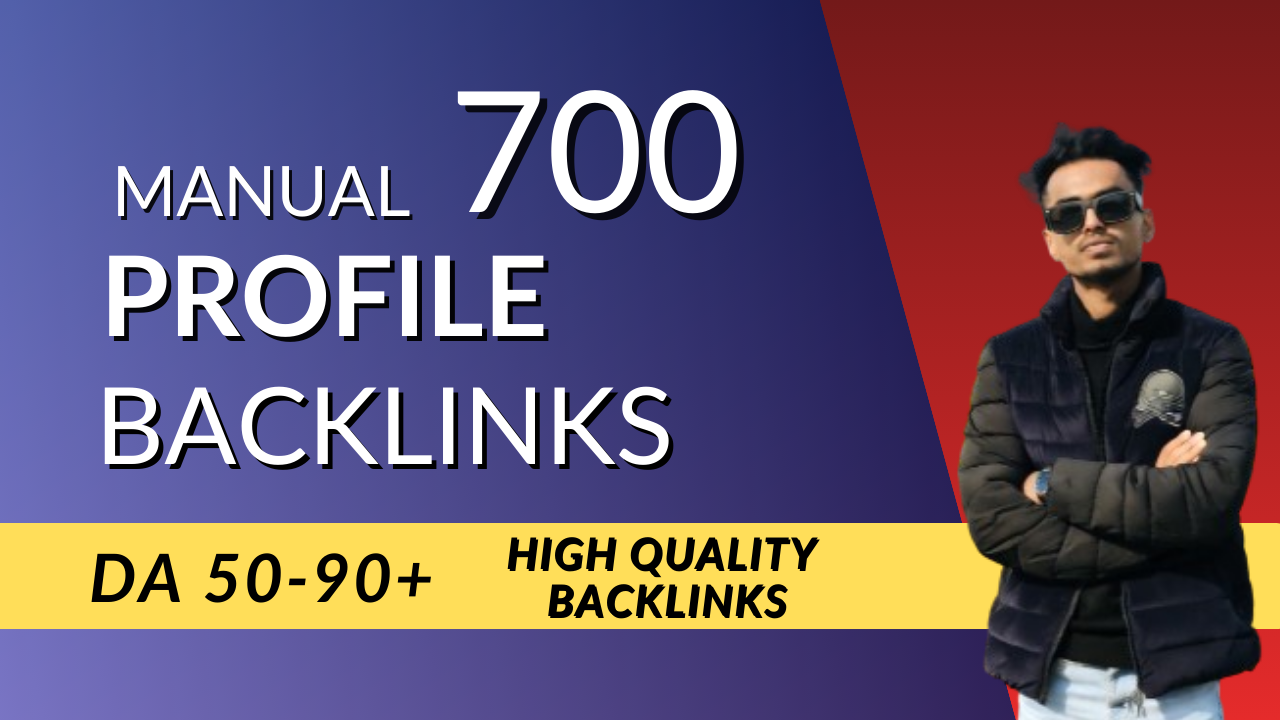 I will provide 300 high quality manual profile backli...