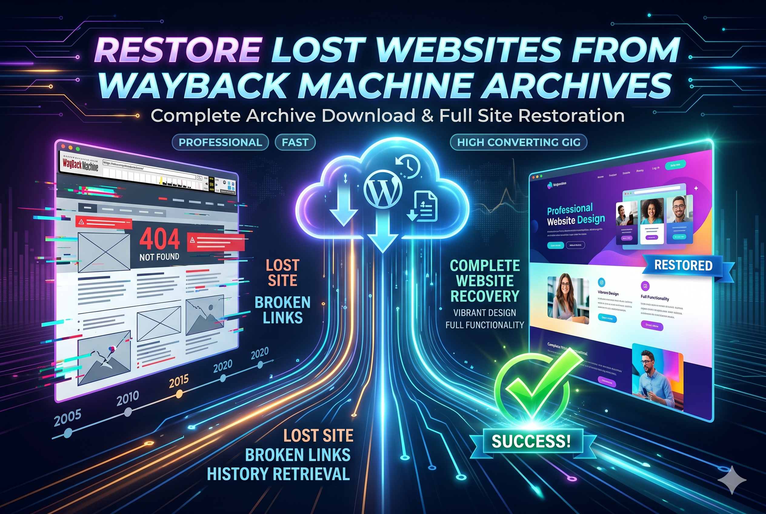 Website Restore & Archive Downloads