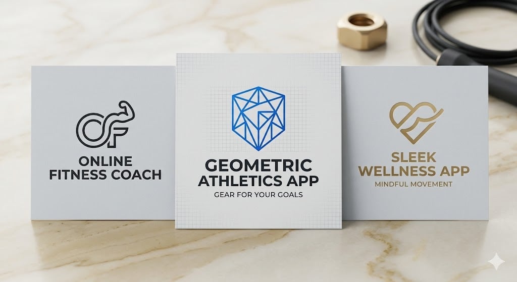 I Will Design a Minimalist Fitness, Gym, and Personal Coach Logo