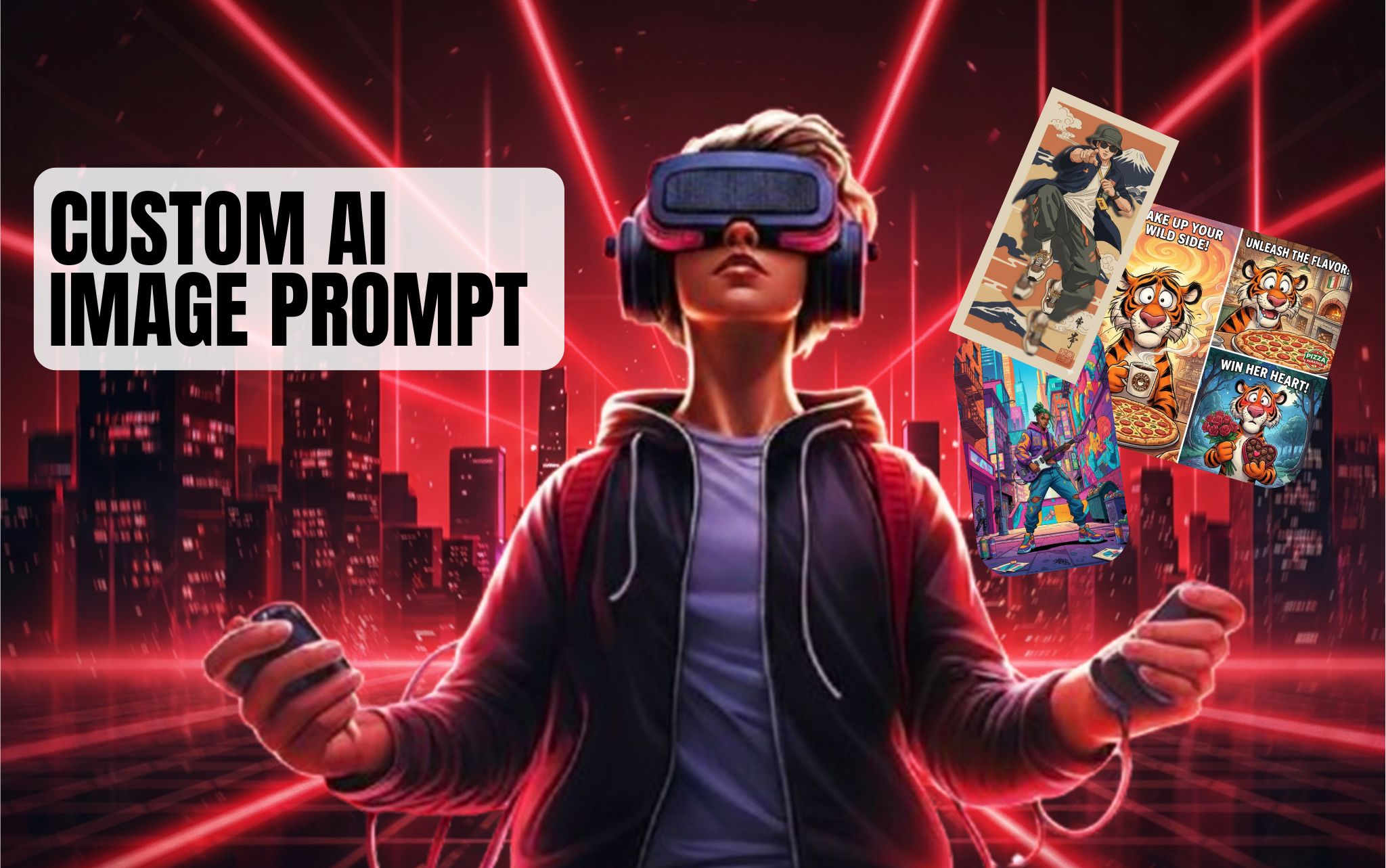 I will create Custom AI Image Prompt, Generation &am...