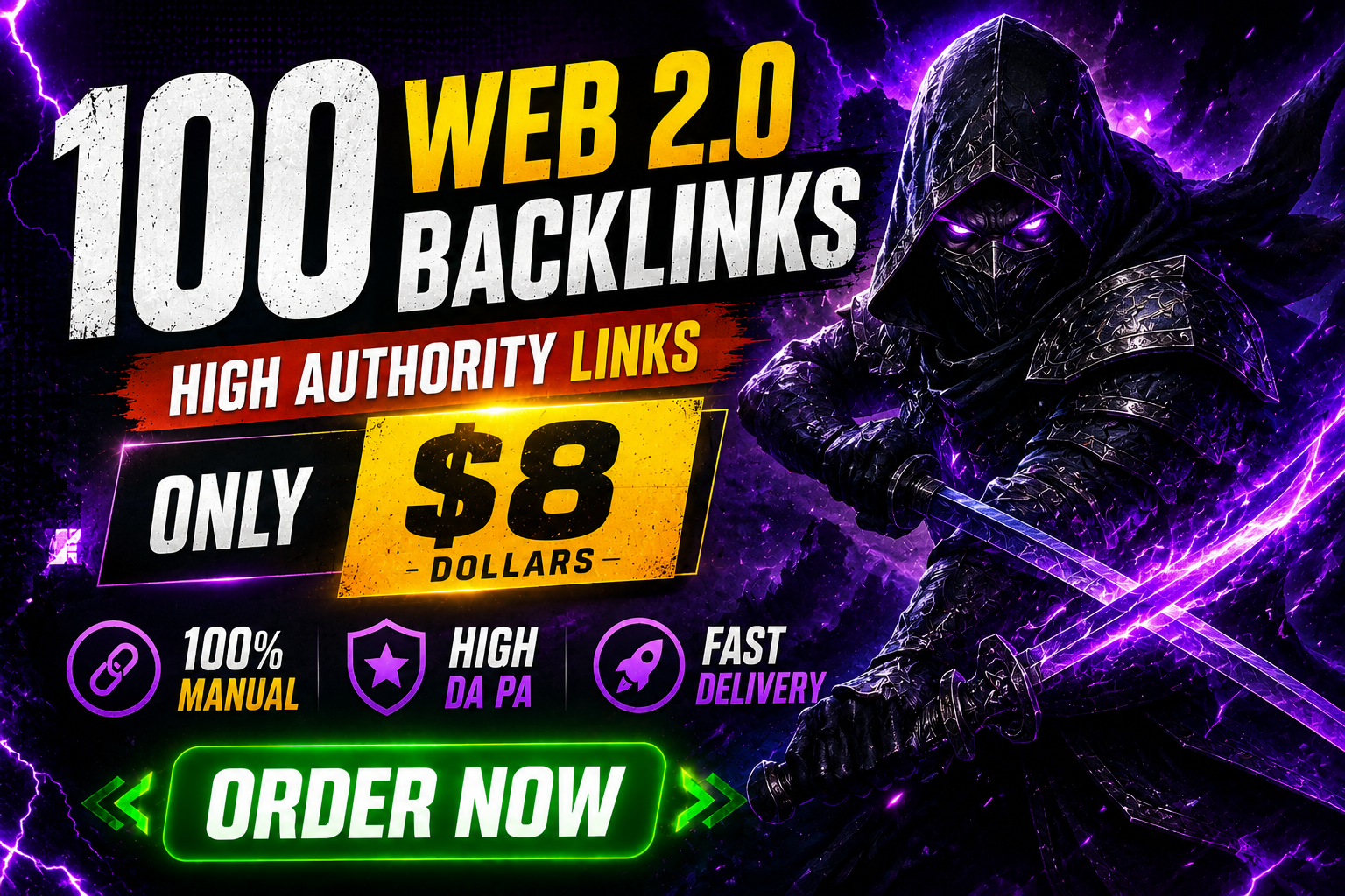 Get 100 manual web 2.0 backlinks to boost your websit...