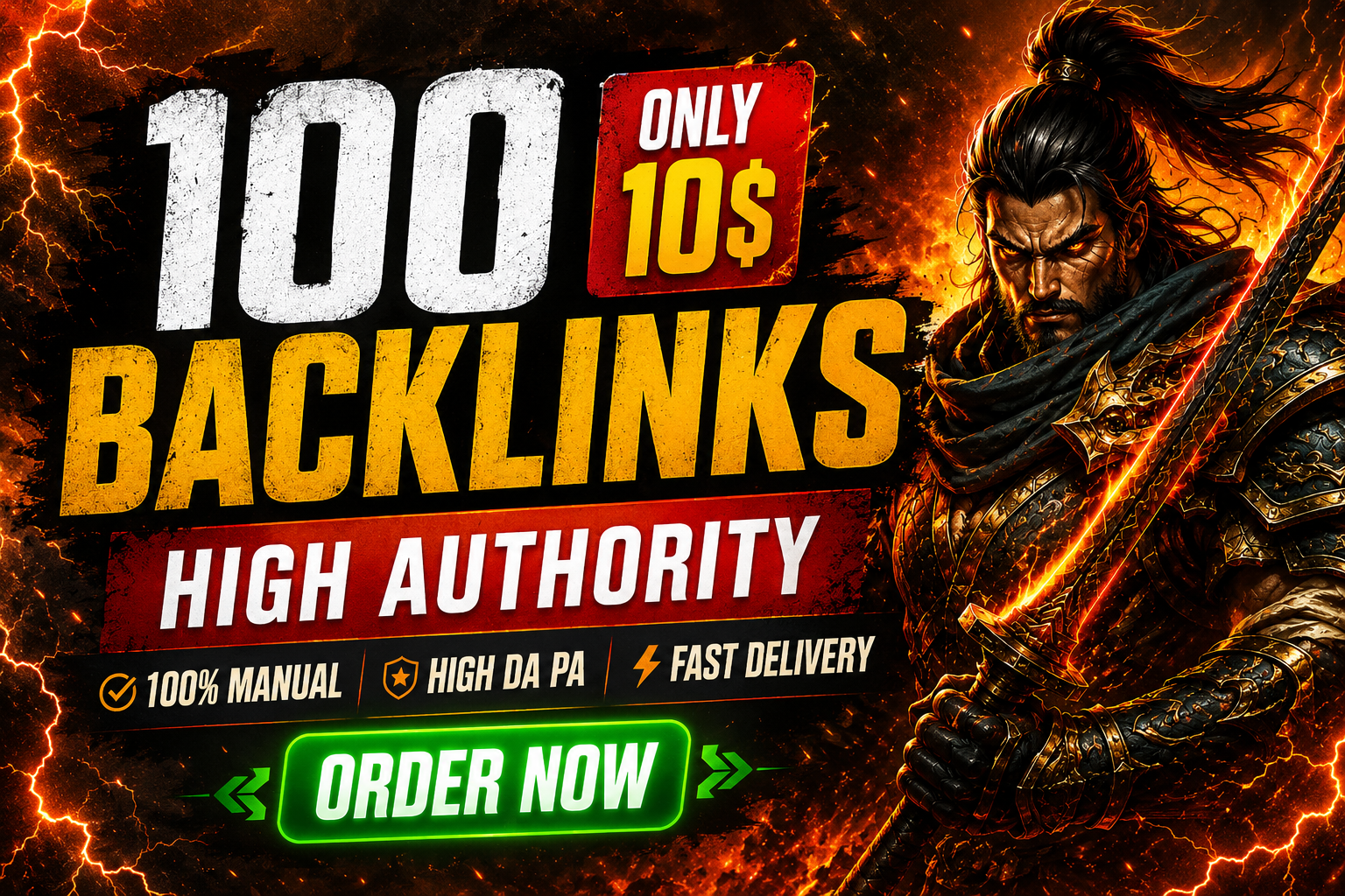 Get 100 manual off page SEO backlinks - any category