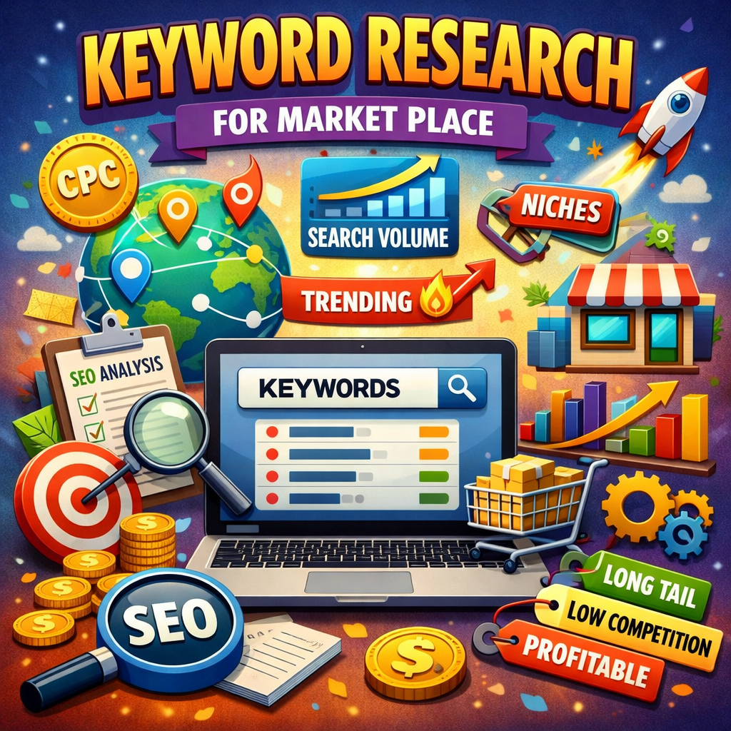 I will provide professional keyword research service ...