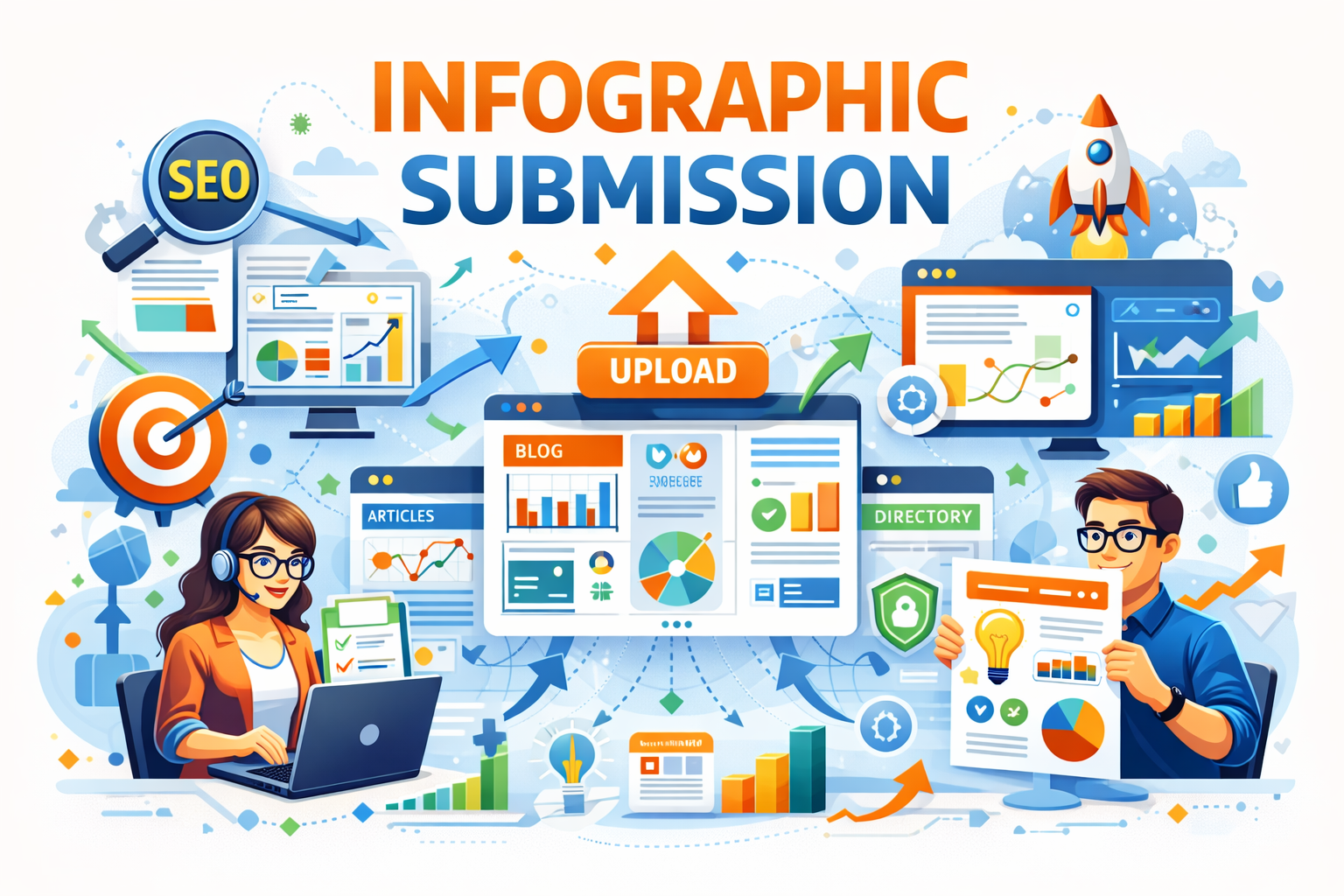 I will give 50+ infographic submission for best resul...