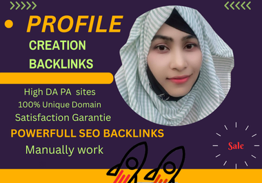 I Will Create 250 HQ SEO Profile Backlinks Manually w...