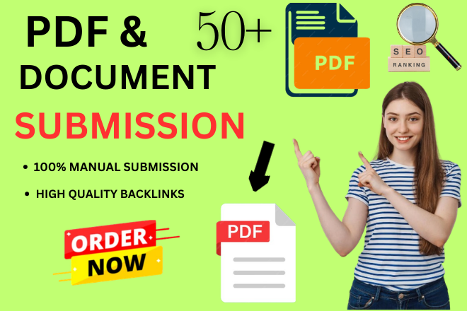 I Will Do 50 High-Quality PDF Submissions for SEO & Backlinks