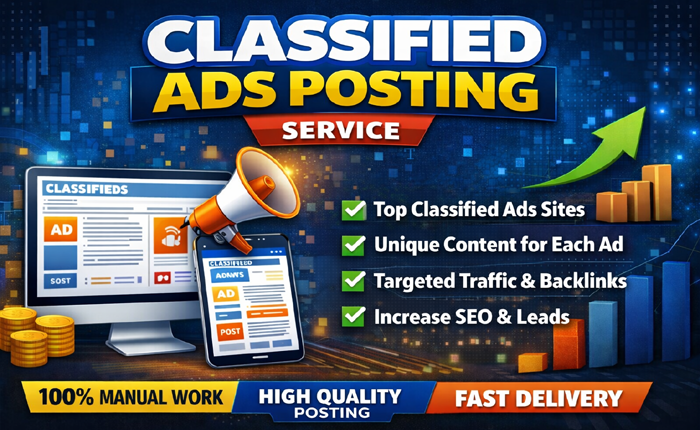 I Will Create 100 High Quality Classified Ads Posting...
