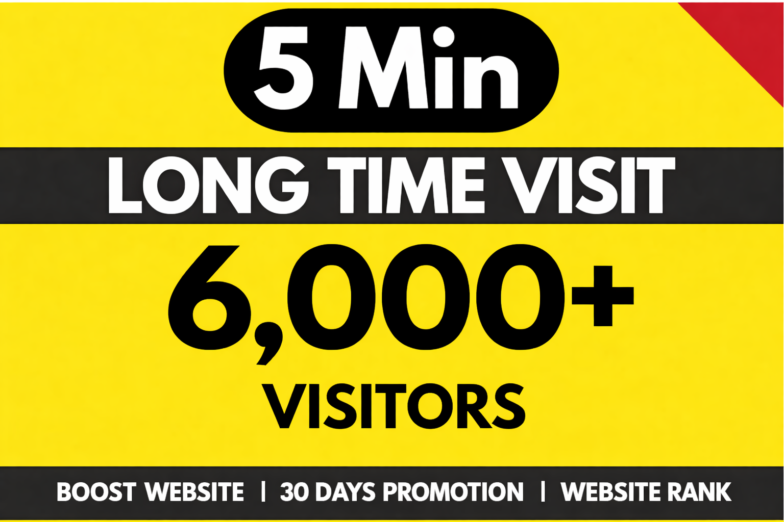 I will boost your website with real organic visitors ...