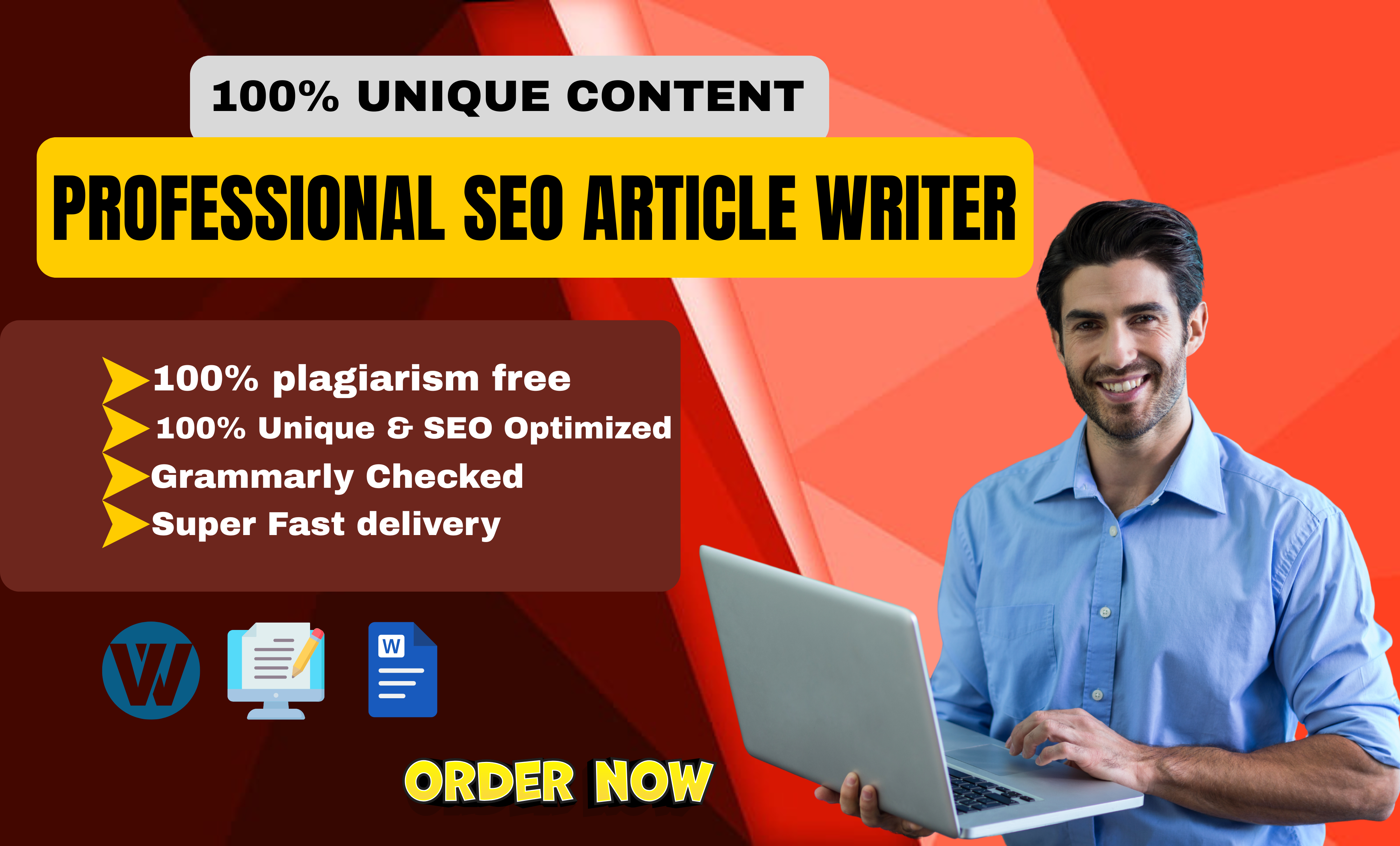I Will Write 1000+1200 Words SEO Optimized Blog & Website Content That Ranks on Google