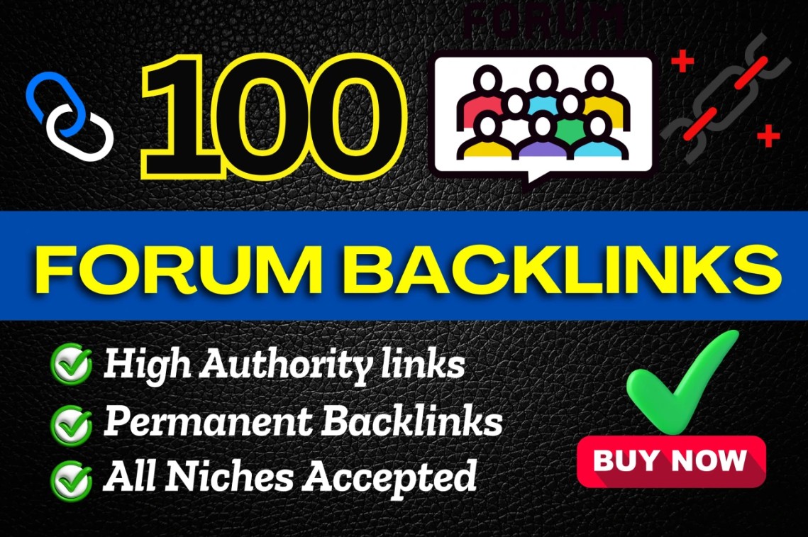 Manual 100 HQ Forum Posting Backlinks to Dominate Sea...