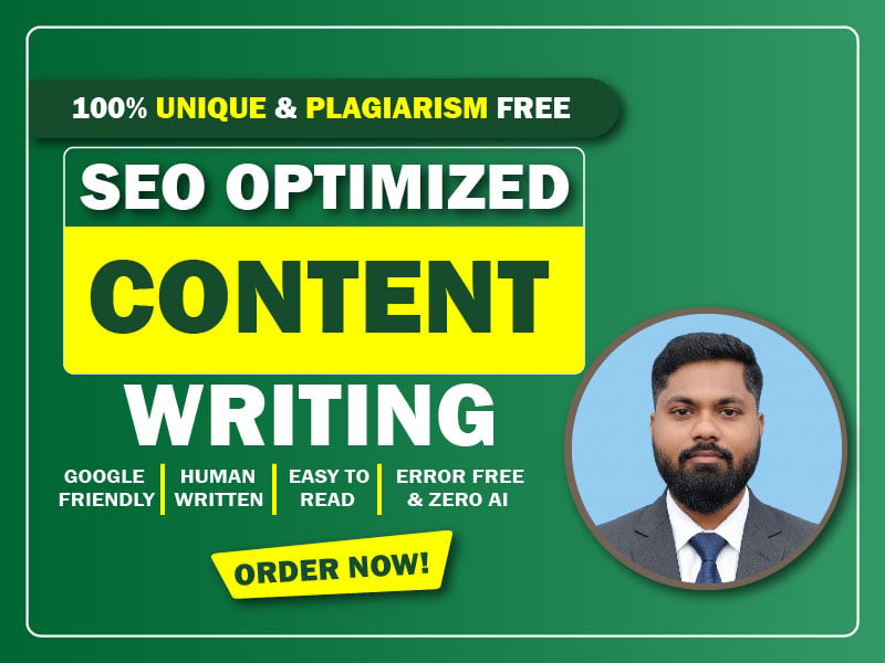 I professionally write 1000 words of SEO-friendly unique content