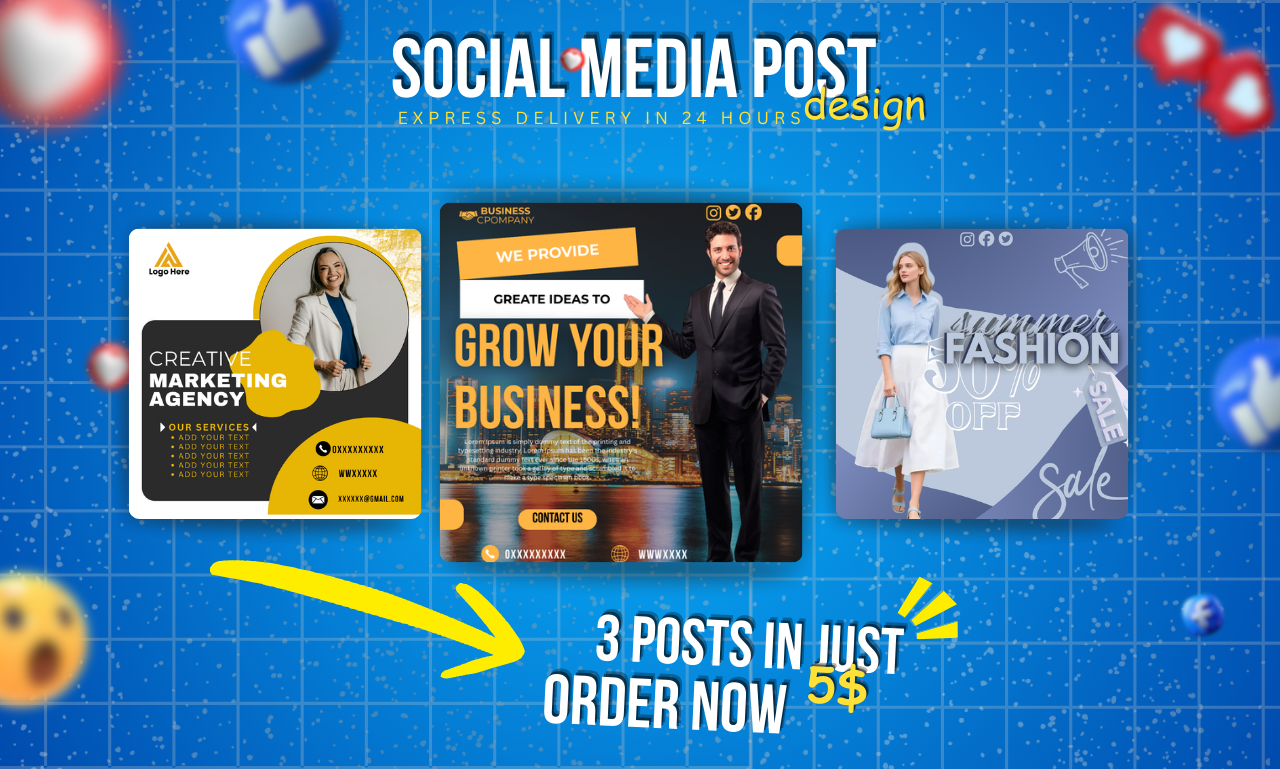 Design 8 Premium Ad Creatives for Instagram & Brands and custom canva templates