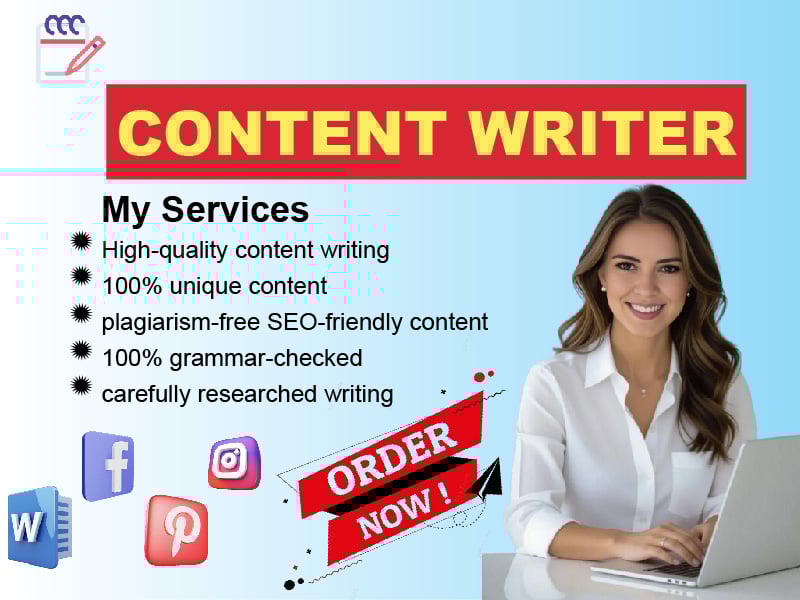 I will Provide 900+ words SEO optimized article, Blog and content writing on any topic