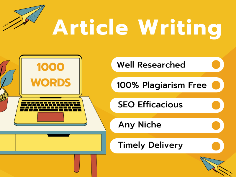 I serve u best quality article content Writing with Research in Your Niche