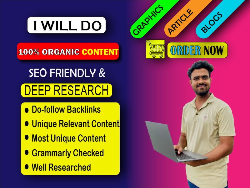 I Will Write Premium Content and Unique Article For Y...