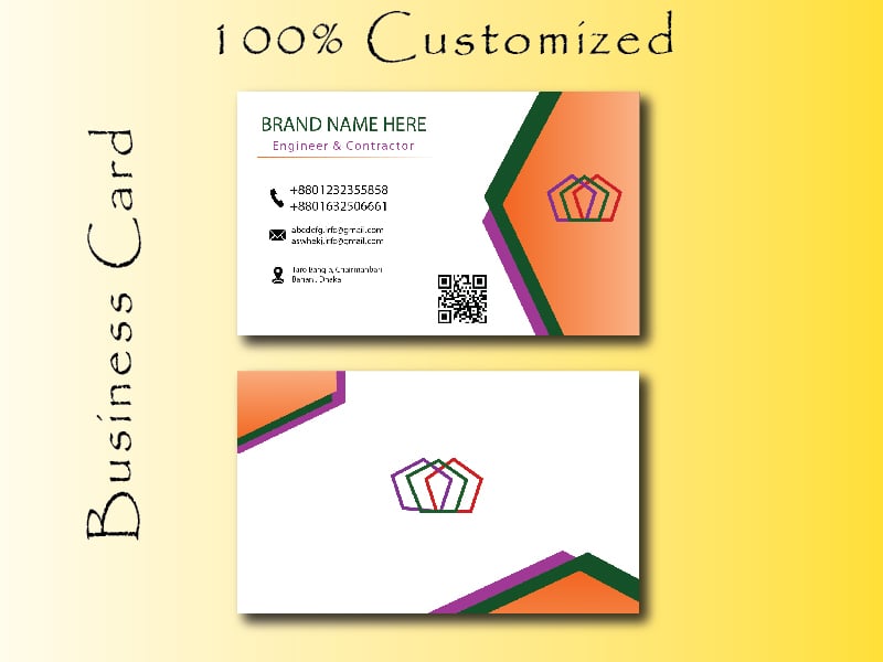I will design a premium, professional and fully custom business card for your brand