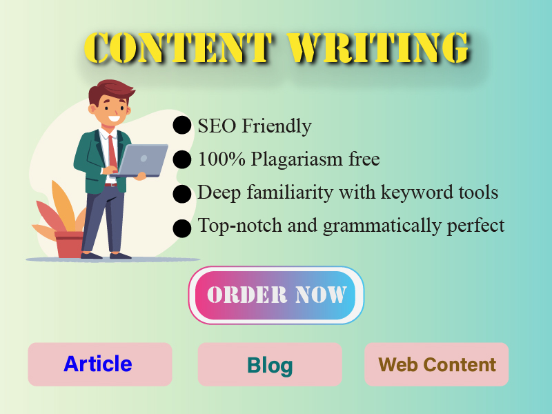 I will write 999+ Words SEO Optimized, Plagiarism-Fr...