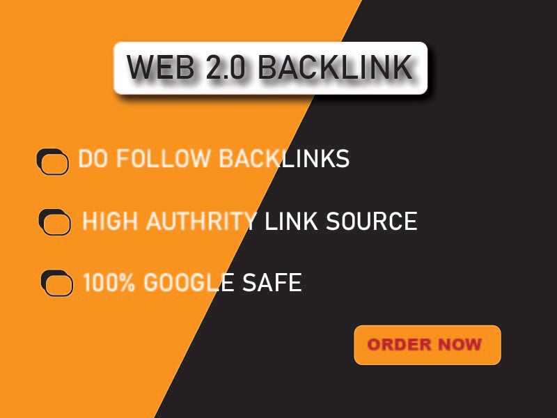 I will do 300 unique and powerful web 2.0 Backlinks for increase your ranking improvement.