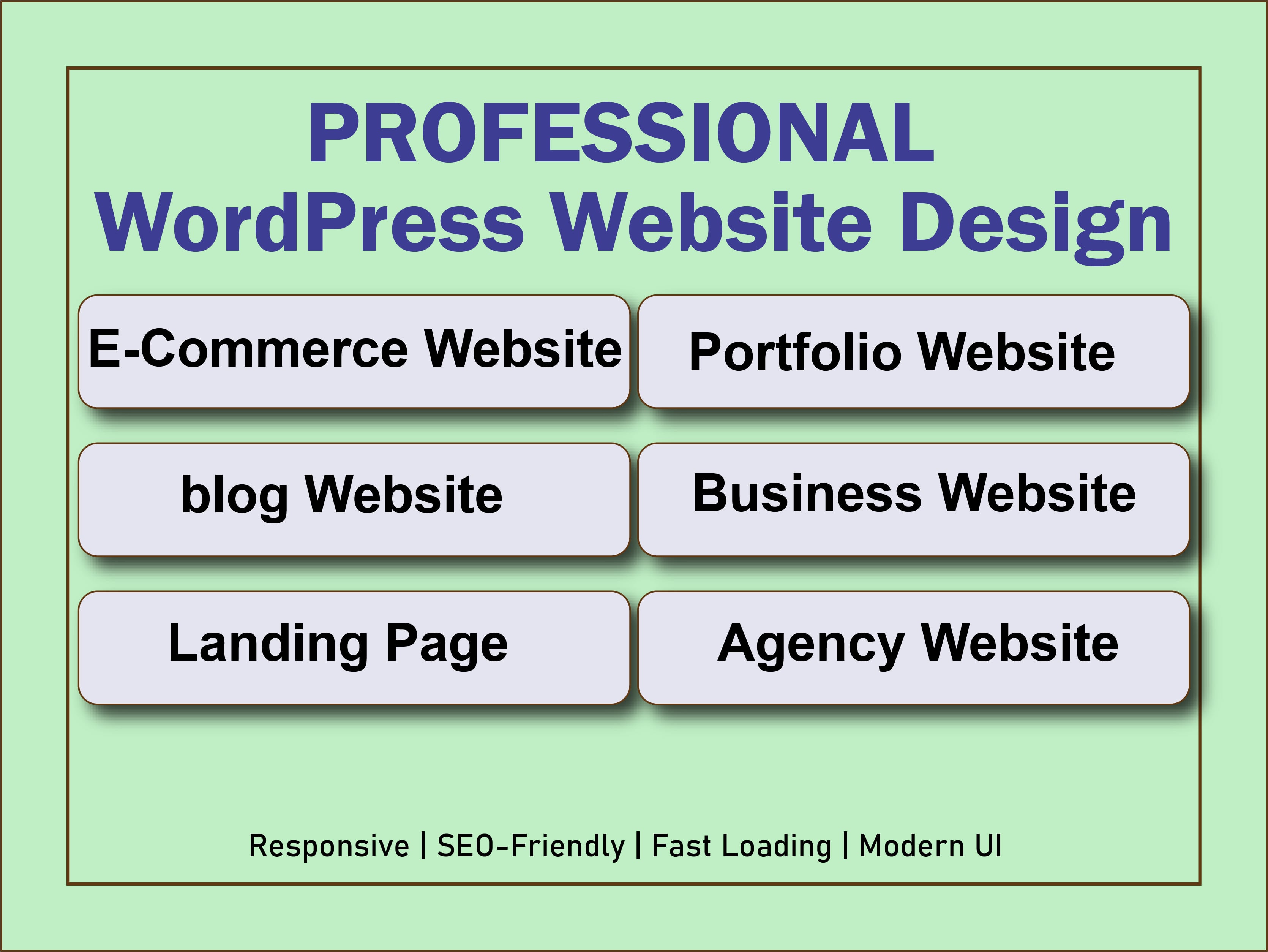 I will design and develop modern WordPress website for your business