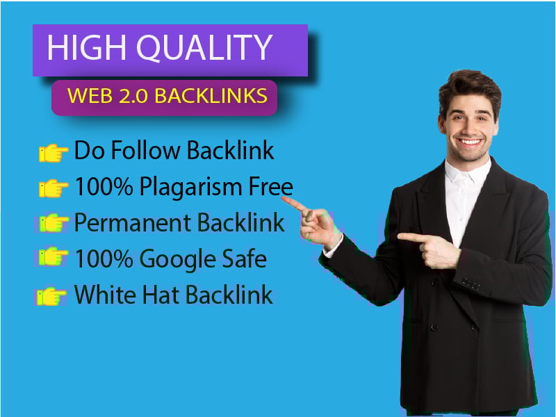 I Will Manually Create 60+ High Quality Web 2.0 Backl...