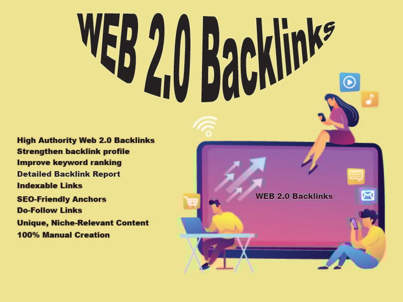 I will make seo friendly backlinks which improve your rank