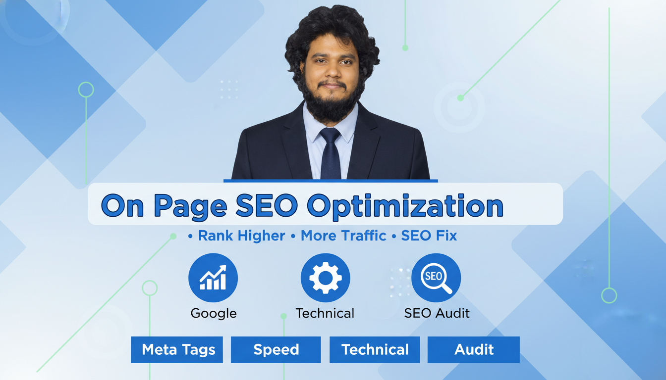 I Will Do Professional On Page SEO Optimization for Top Google Ranking
