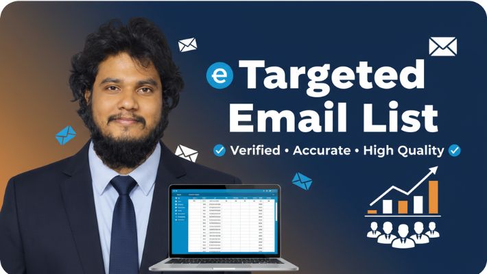 I will provide a targeted email list for your busines...