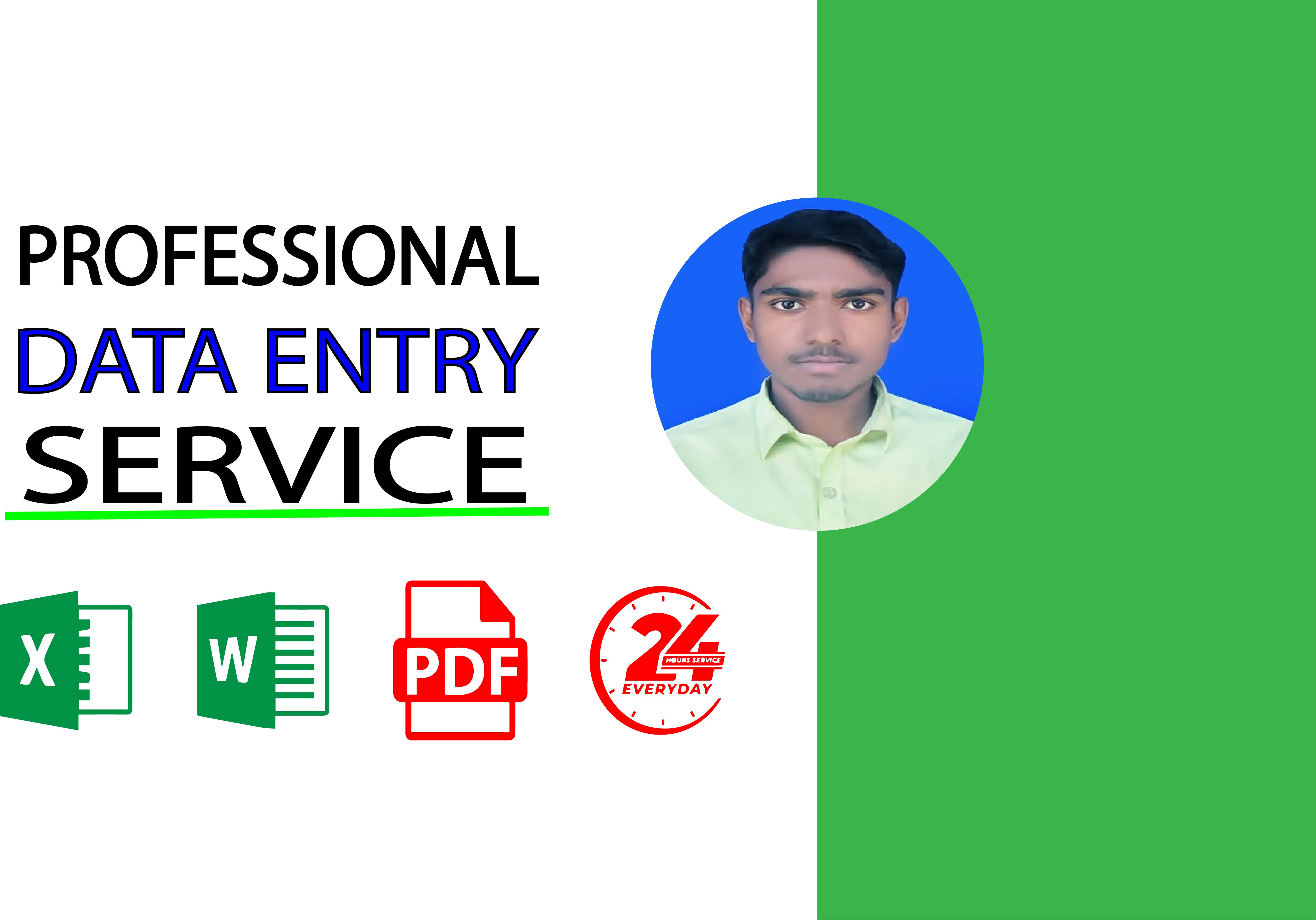 Data entry, web research, copy paste, excel data entry