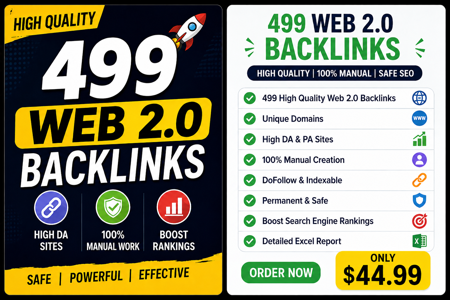 I will create 499 high authority Web 2.0 backlinks fo...