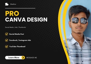 I Will Create Professional Canva Designs for Social Media, Ads & Thumbnails